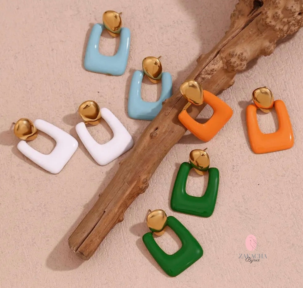 Boucles d'oreilles KIMI (disponible en plusieurs couleurs)