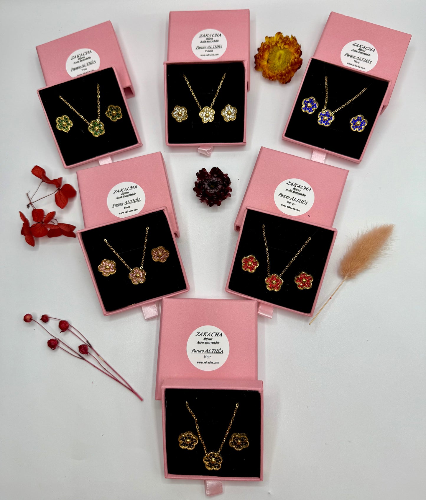 Parure ALTHÉA (disponible en plusieurs couleurs)