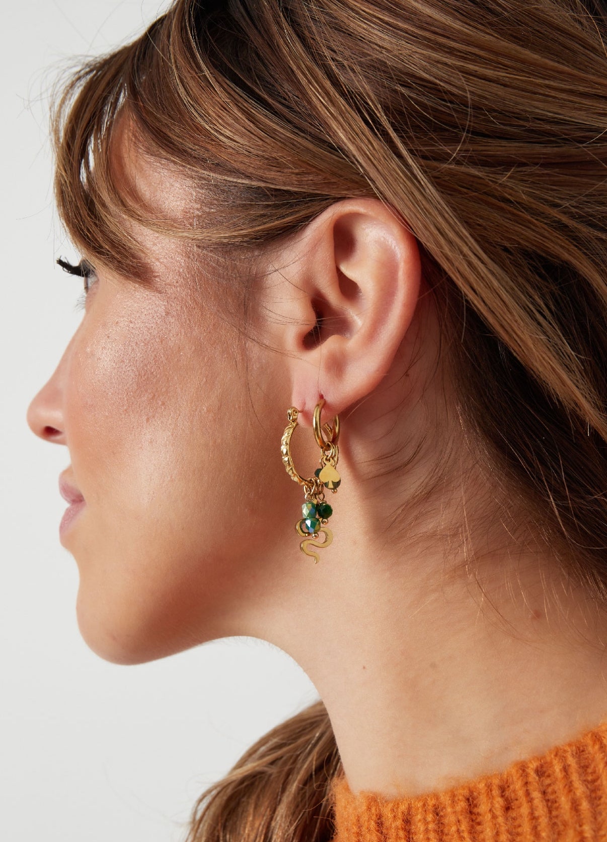 Boucles d'oreilles SERPENT (plusieurs couleurs disponibles)