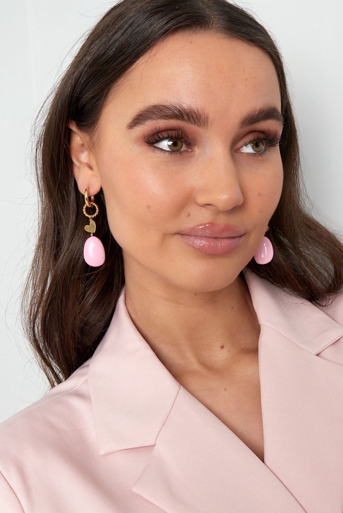 Boucles d'oreilles SEA (disponible en rose et en bleu ciel)