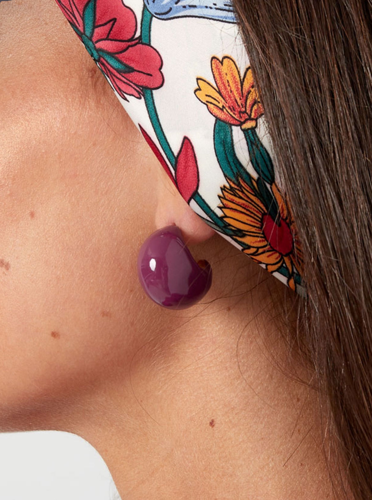 Boucles d'oreilles CROISSANT DE LUNE (disponibles en 2 couleurs)