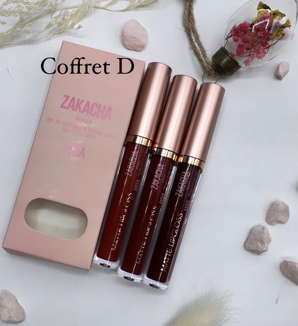 Coffret MIYA 3 rals mattes sans transfert