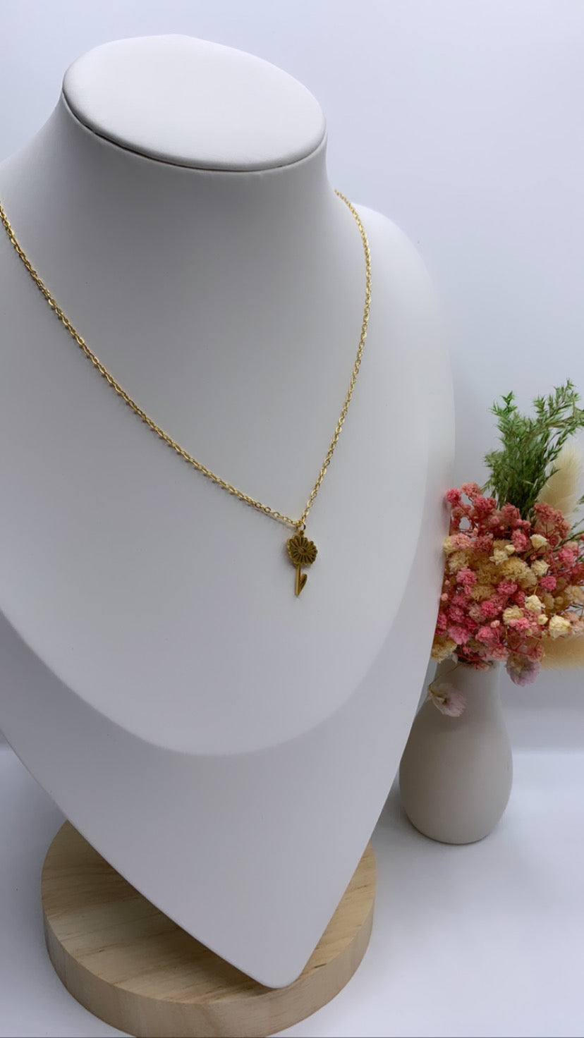 Collier Fleur de naissance