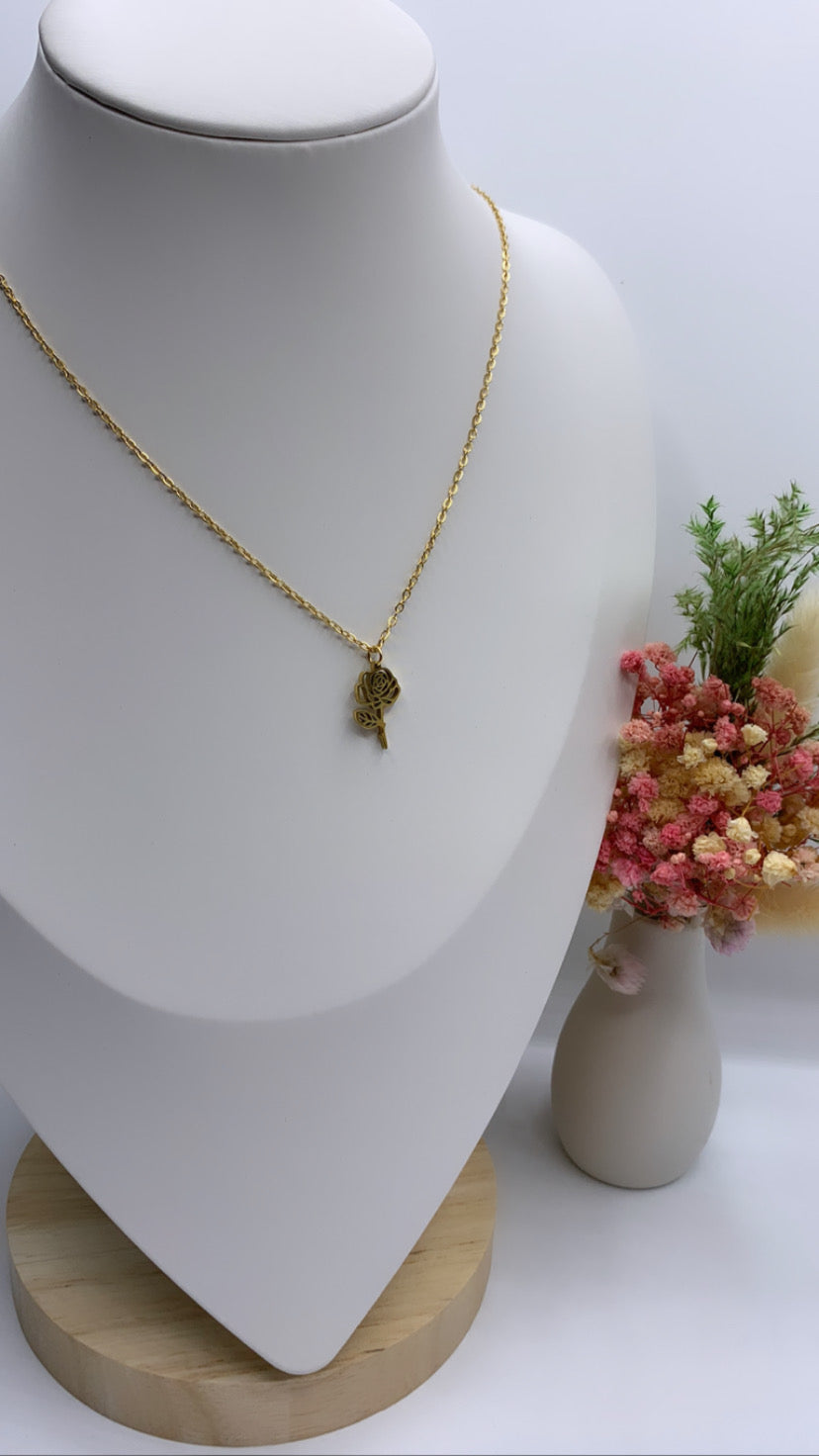 Collier Fleur de naissance