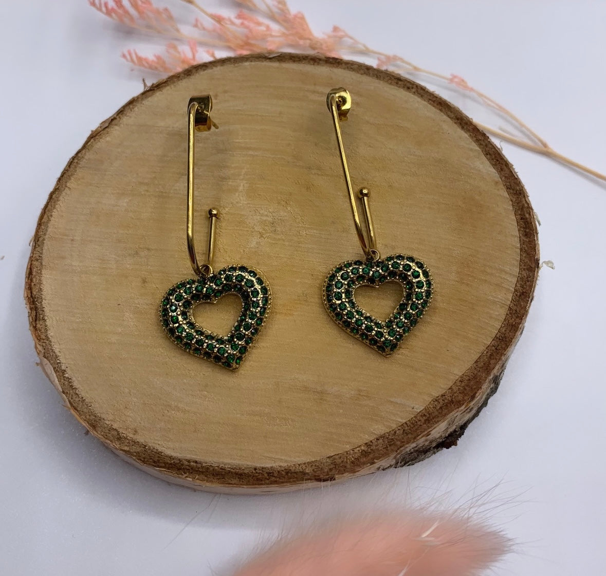 Boucles d'oreilles GREEN