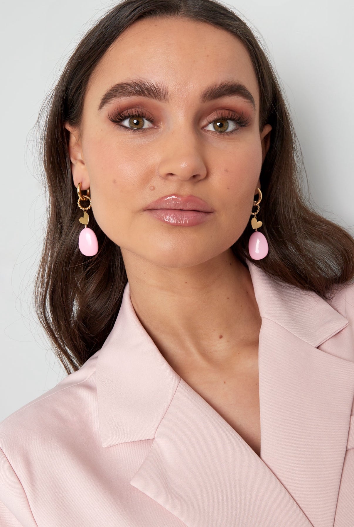 Boucles d'oreilles SEA (disponible en rose et en bleu ciel)