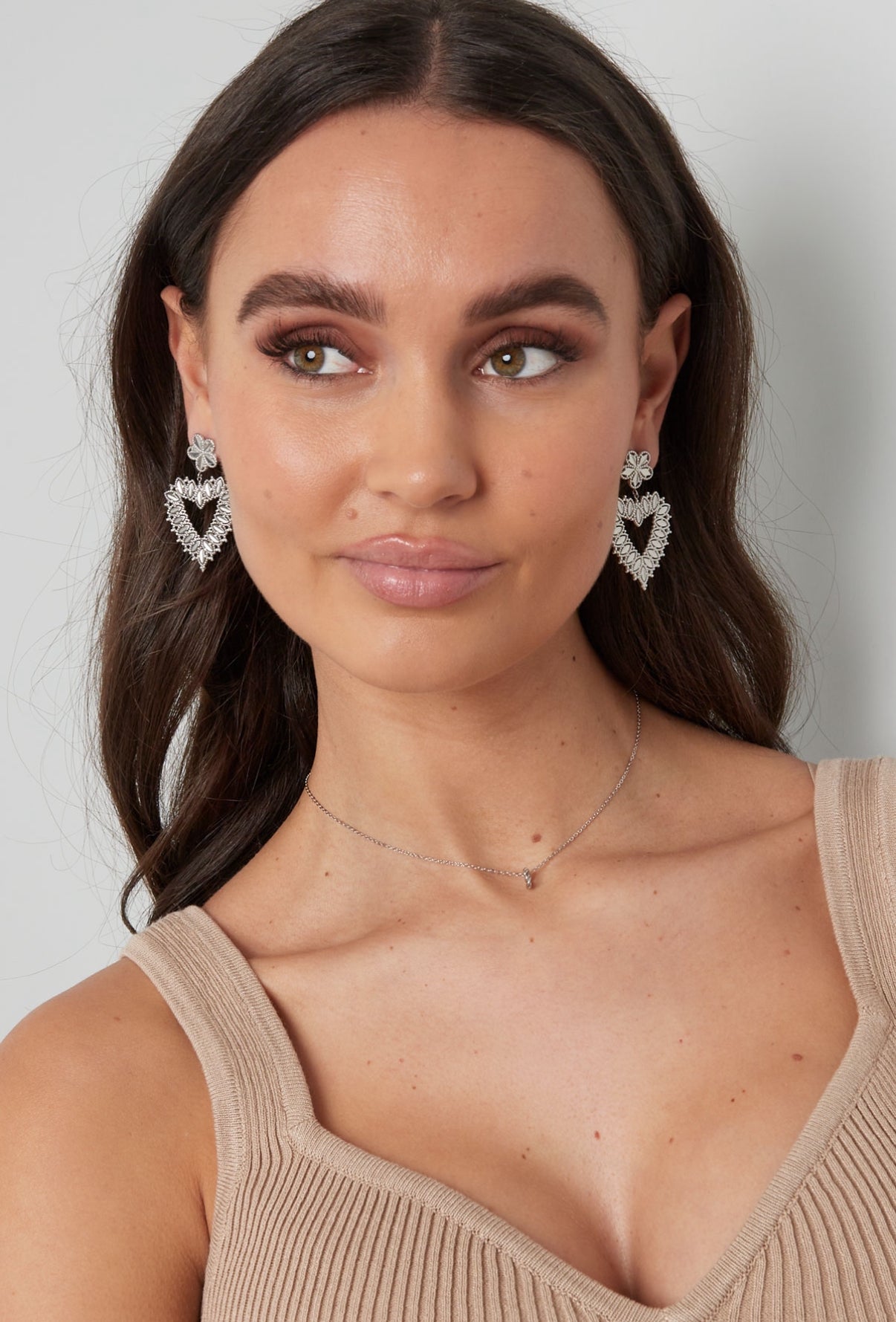Boucles d'oreilles COEUR (disponible en doré et en argenté)