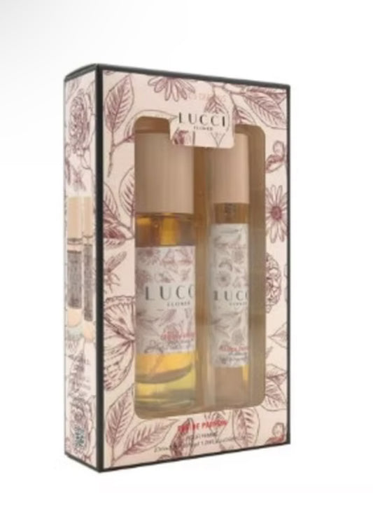 Coffret eau de parfum LUCCI FLOWER 37+20ML (INSPIRATION gucci bloom)