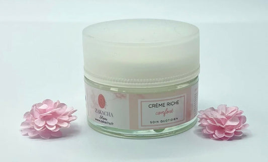 Crème visage riche confort