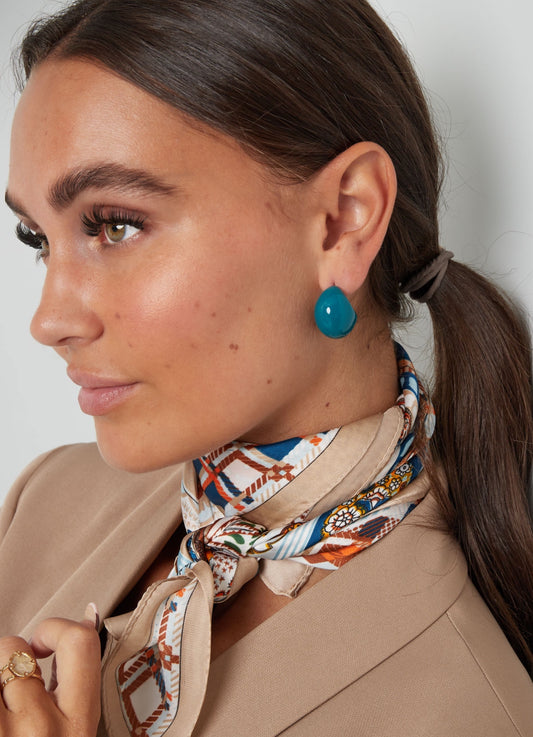 Boucles d'oreilles CROISSANT DE LUNE (disponibles en 2 couleurs)