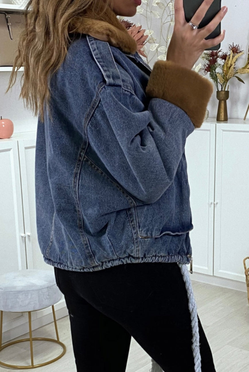 Veste MELANIE jean bleu