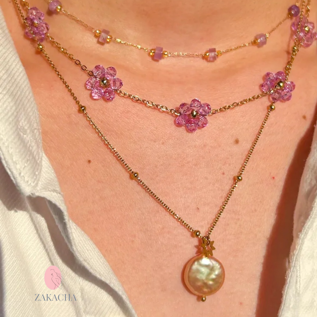 Parure FLOWERS collier et bracelet