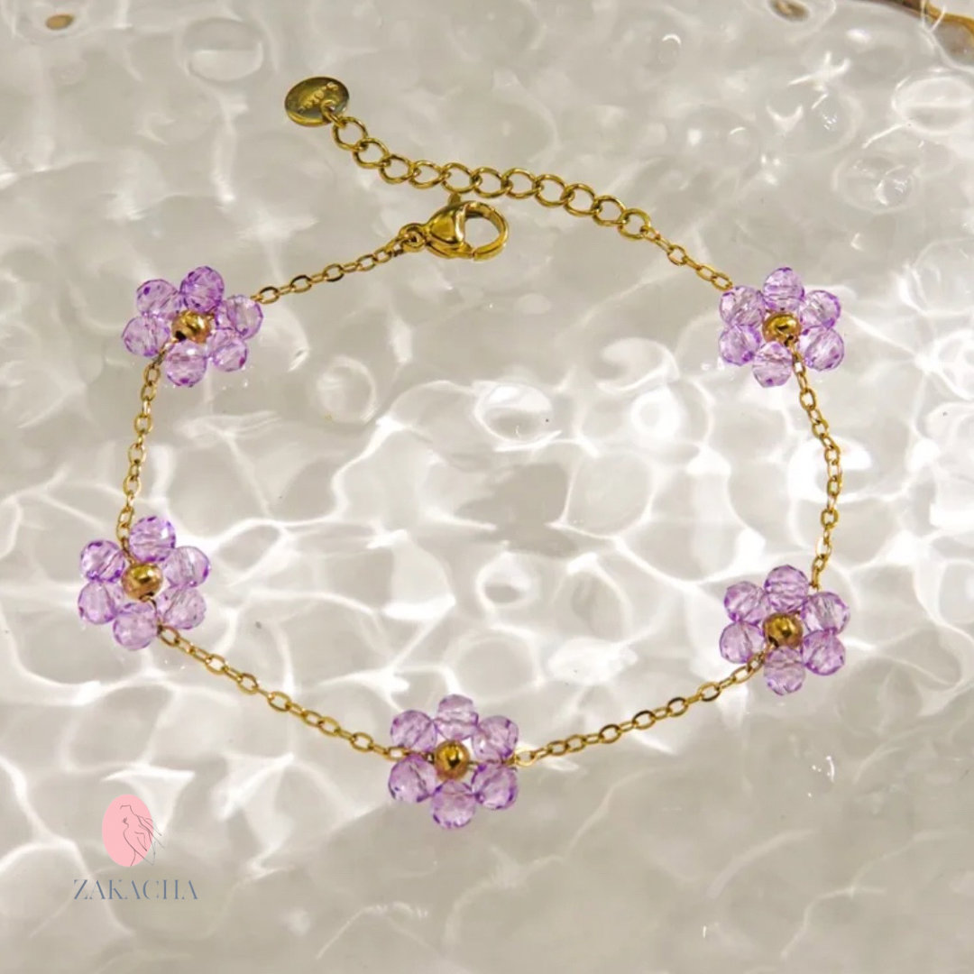 Parure FLOWERS collier et bracelet