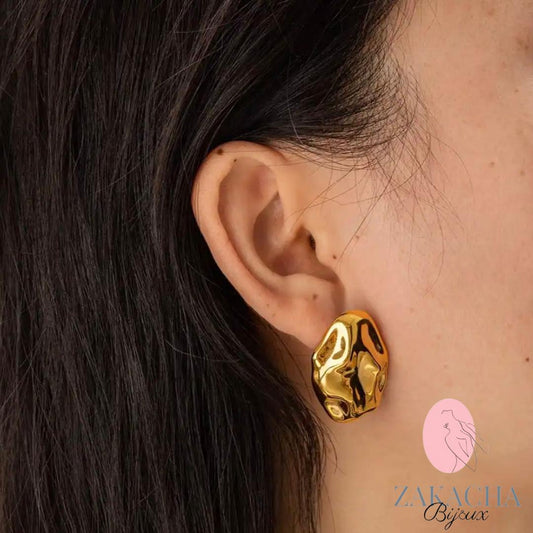 Boucles d'oreilles BOTAGA (disponible en doré et en argenté)